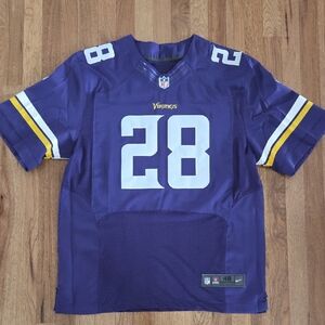 Adrian Peterson Nike On Field Purple Minnesota Vikings jersey Sz48